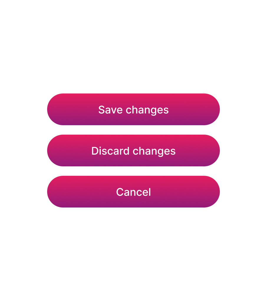 Buttons design good practices